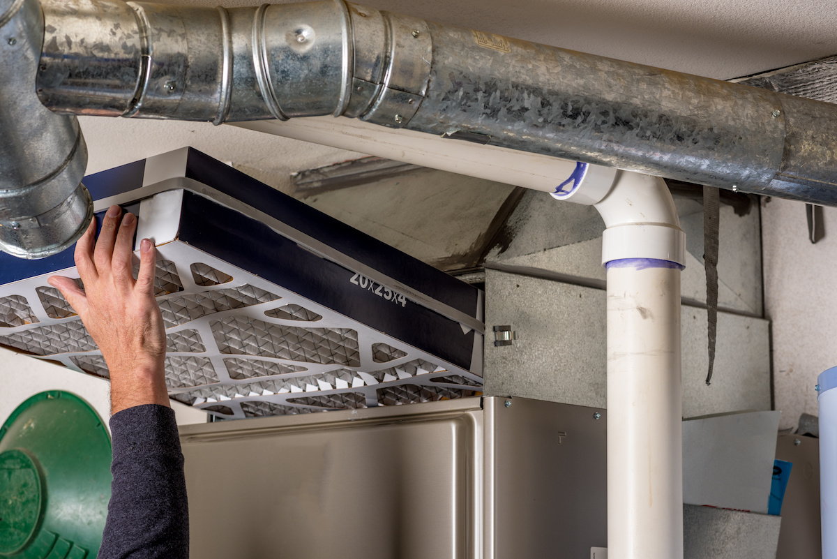 hvac tuneup air filter change